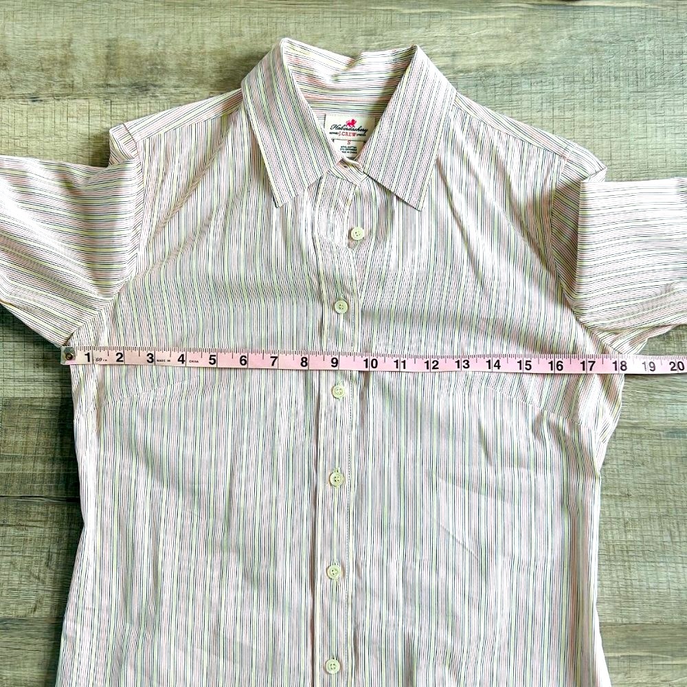 J. Crew Haberdashery Striped Button Down Shirt (size S) - Picture 6 of 8